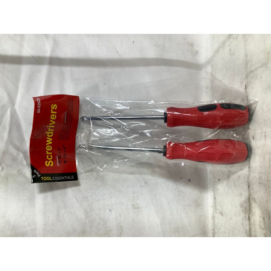 Tool Essentials Screwdrivers #2x4"  & 1/4x4"