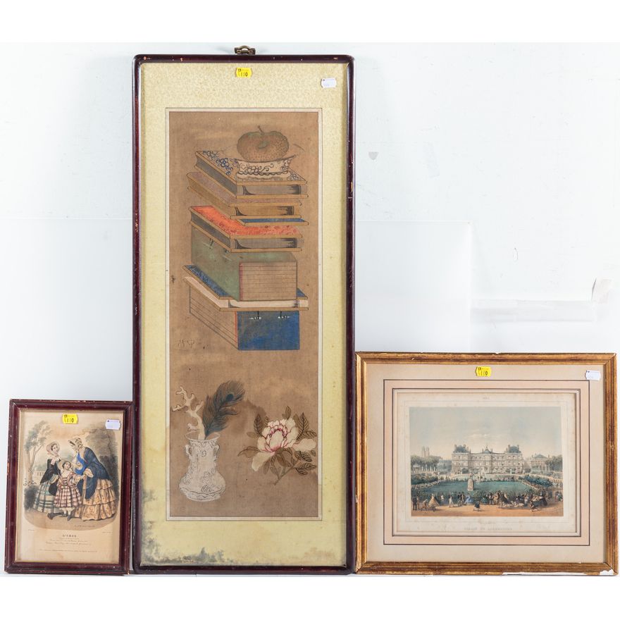 Three Assorted Framed Artworks