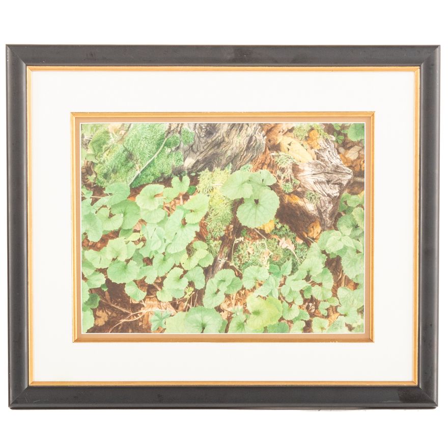 Jeremy Pearse. "Forest Floor II," watercolor