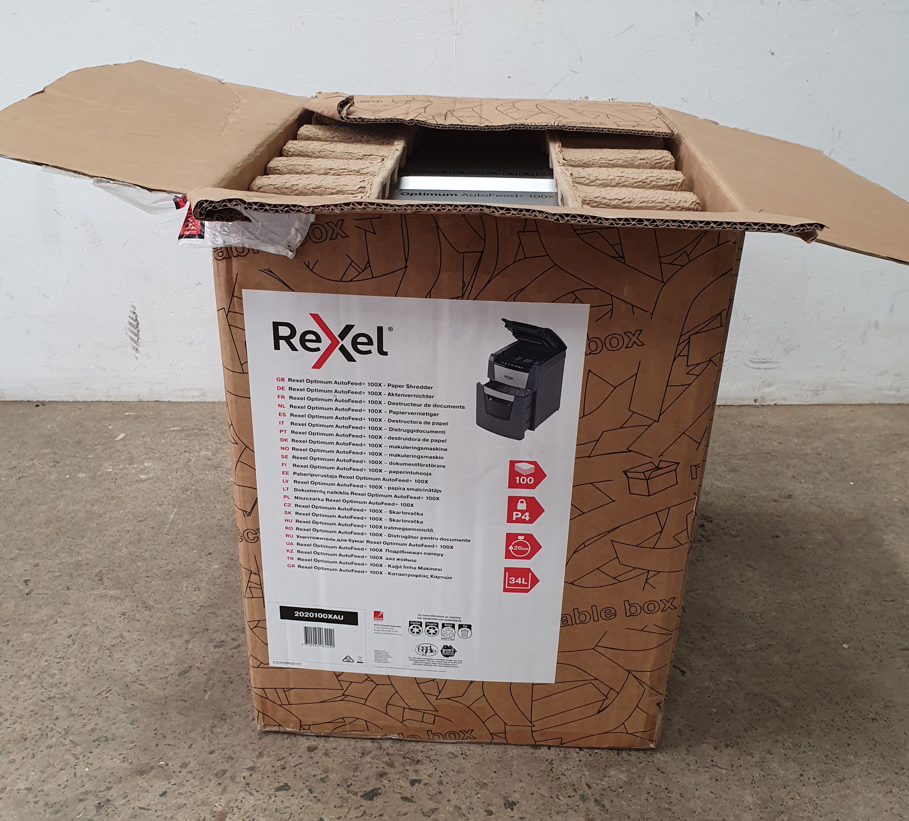1304 · A REXEL OPTIMUM AUTO FEED+ 100X