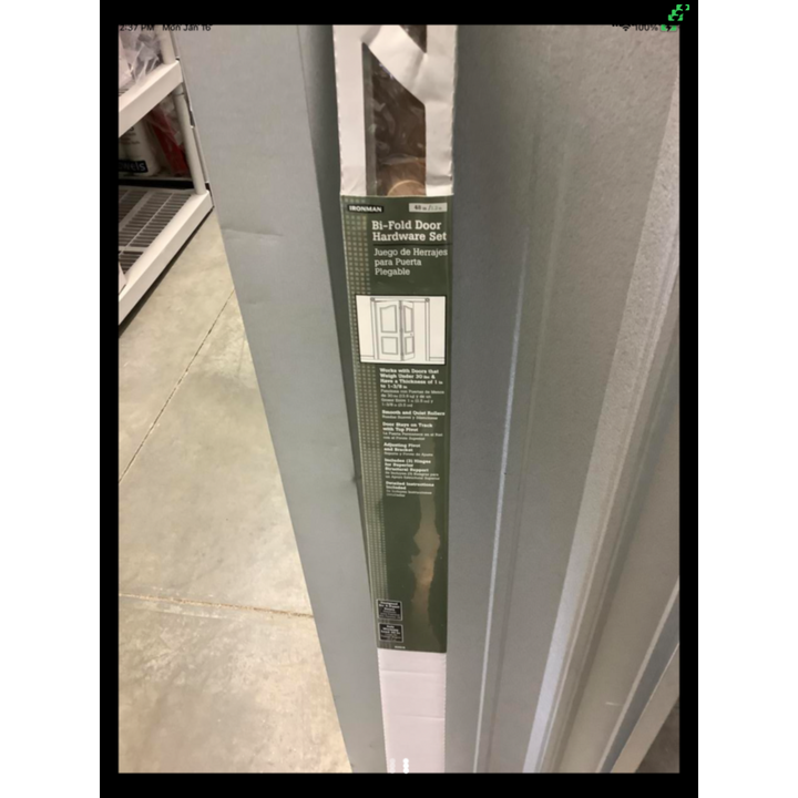 Ironman 48'' Bi-Fold Hardware Set Door Weights Under 30lbs & Thickness Of 1'' 1-3/8
