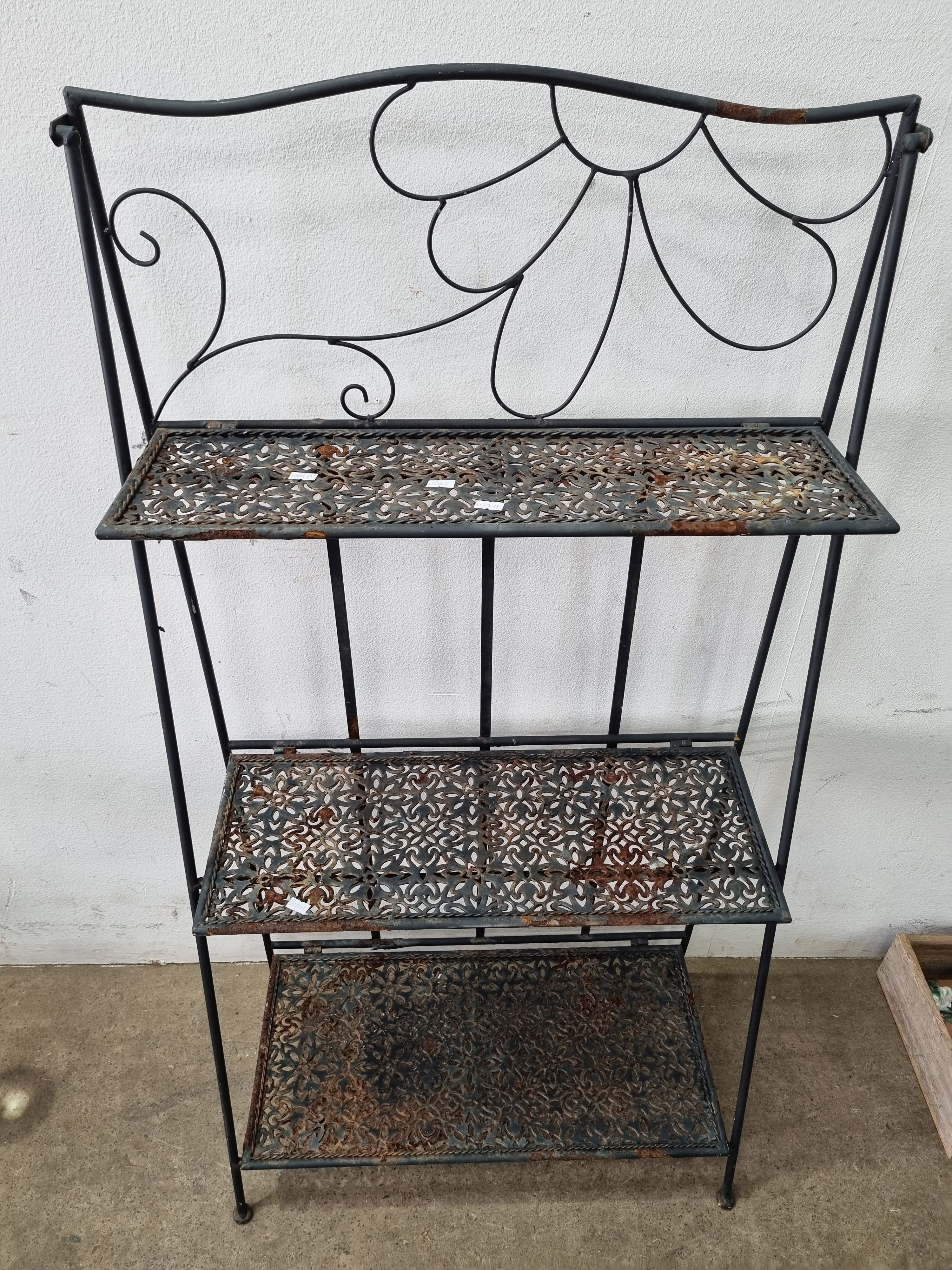 A Metal Plant Stand