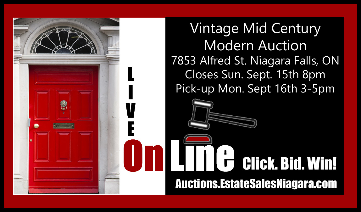 Vintage Mid-Century Modern Auction! | Estate Sales Niagara