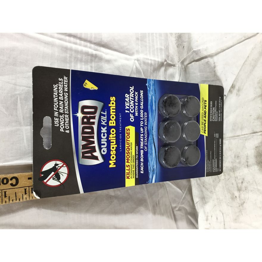 Amdro Quick Kill Mosquito Bombs - One Bomb Treats Up To 1,500 Gallons