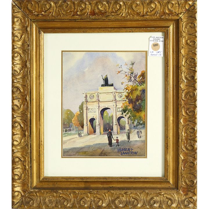 Watercolor, Hubert John Langton