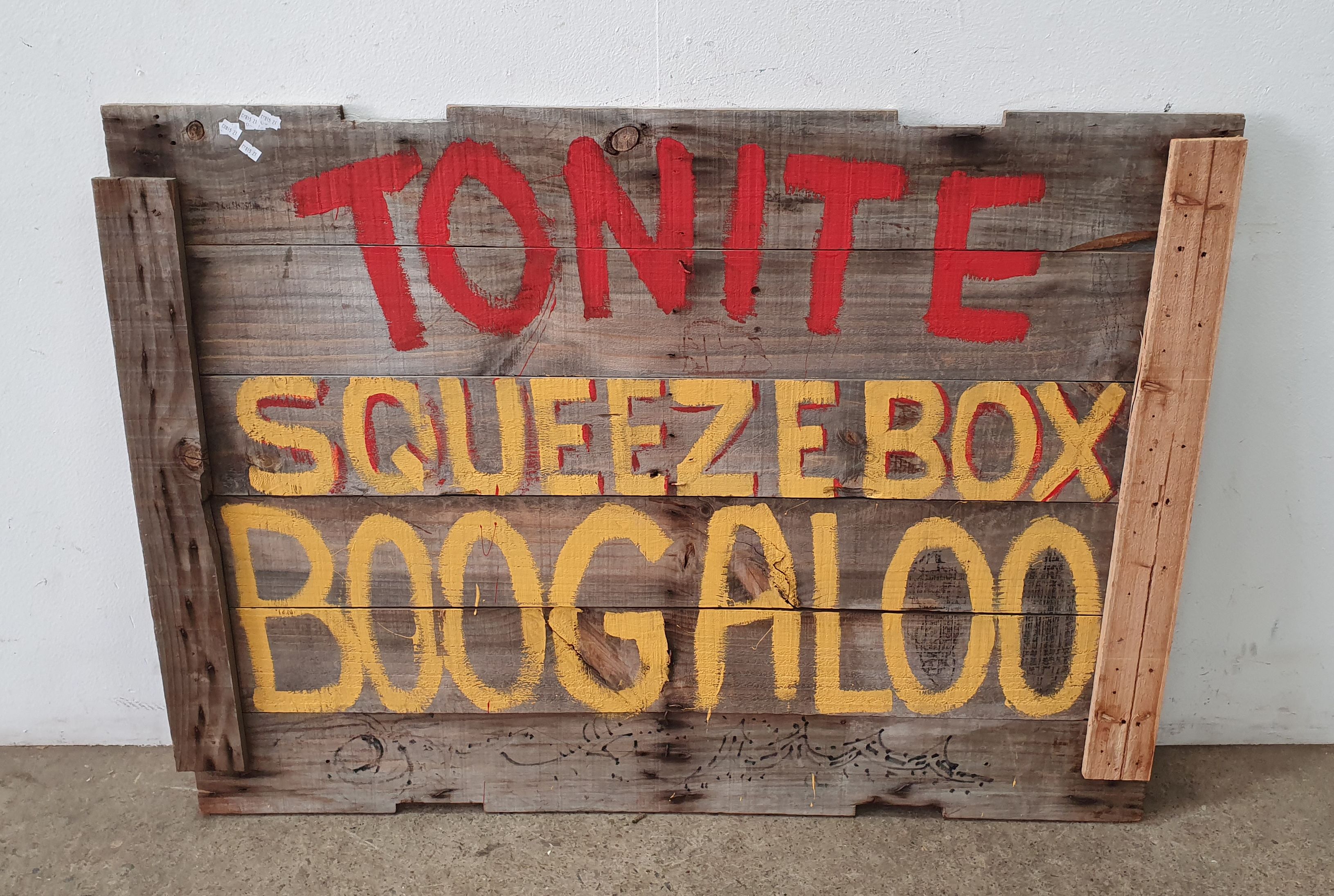 A Rustic Painted Sign