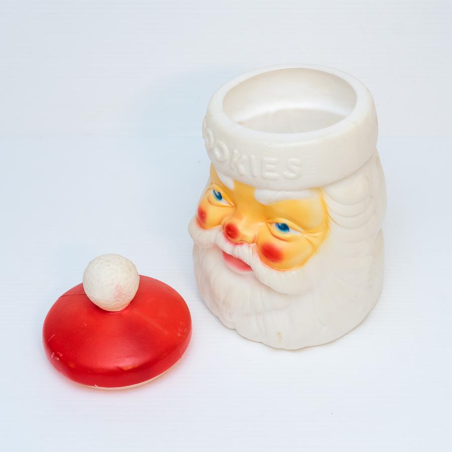 PackerWare Santa Blow Mold Cookie Jar/Storage Container - Annie