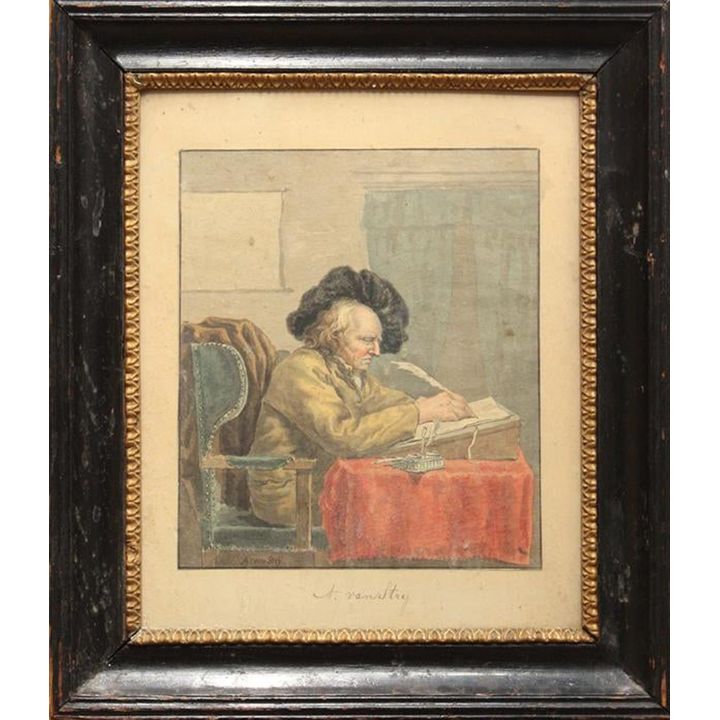 Watercolor, Abraham Van Stry