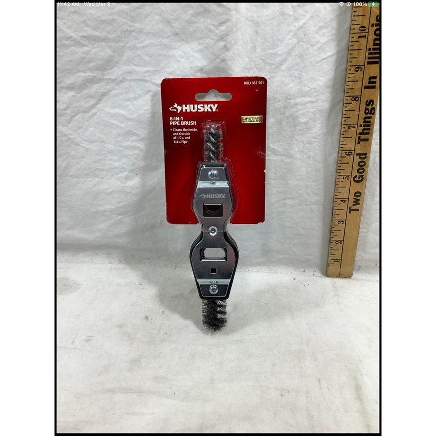 Husky 6-N-1 Pipe Brush