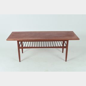 GRETE JALK STYLE DANISH SURFBOARD COFFEE TABLE