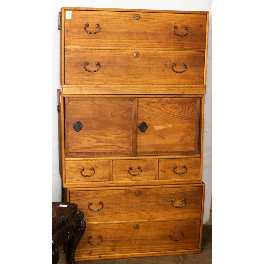 Three-peice clothing tansu