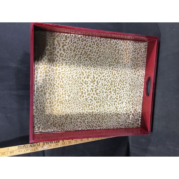 Wood Serving Tray 18" x 14" x 2"