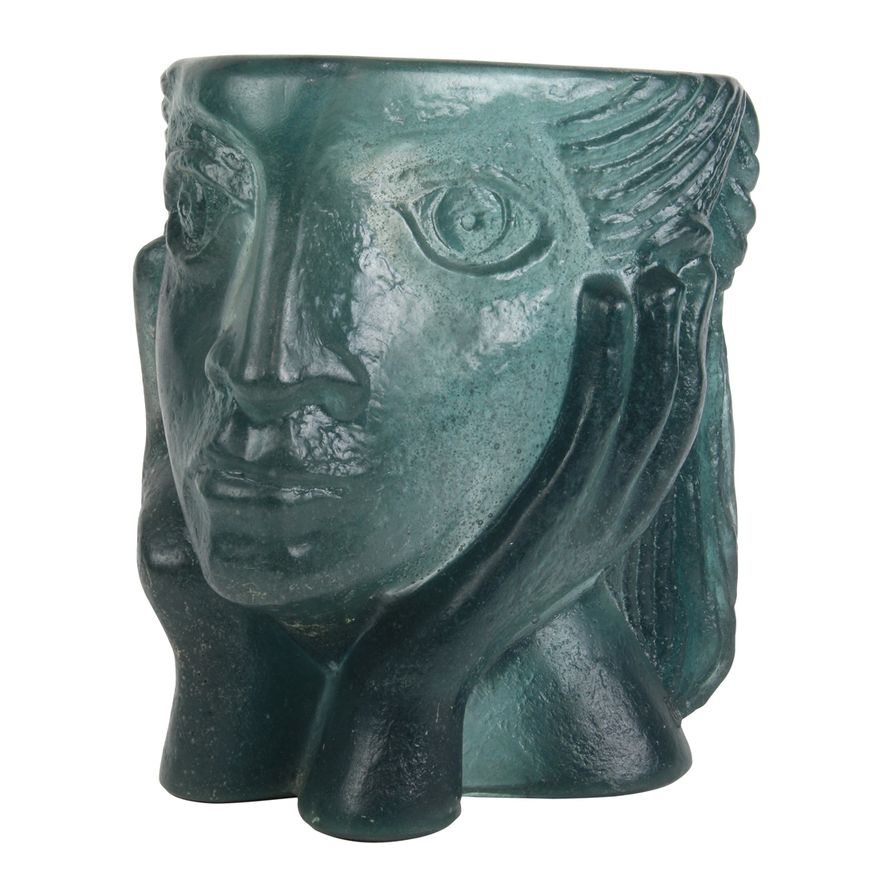 Daum pate de verre limited edition figural sculpture