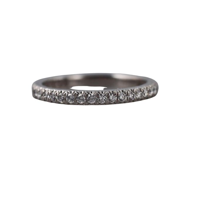 Tiffany & Co Platinum Diamond Eternity Wedding Band Ring