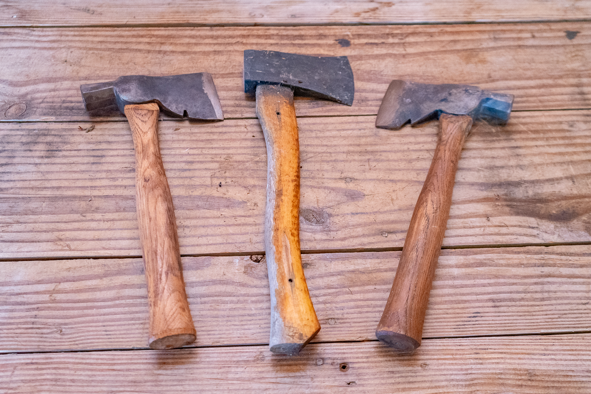 Three Short Handled Hatchets | Harritt Group, Inc