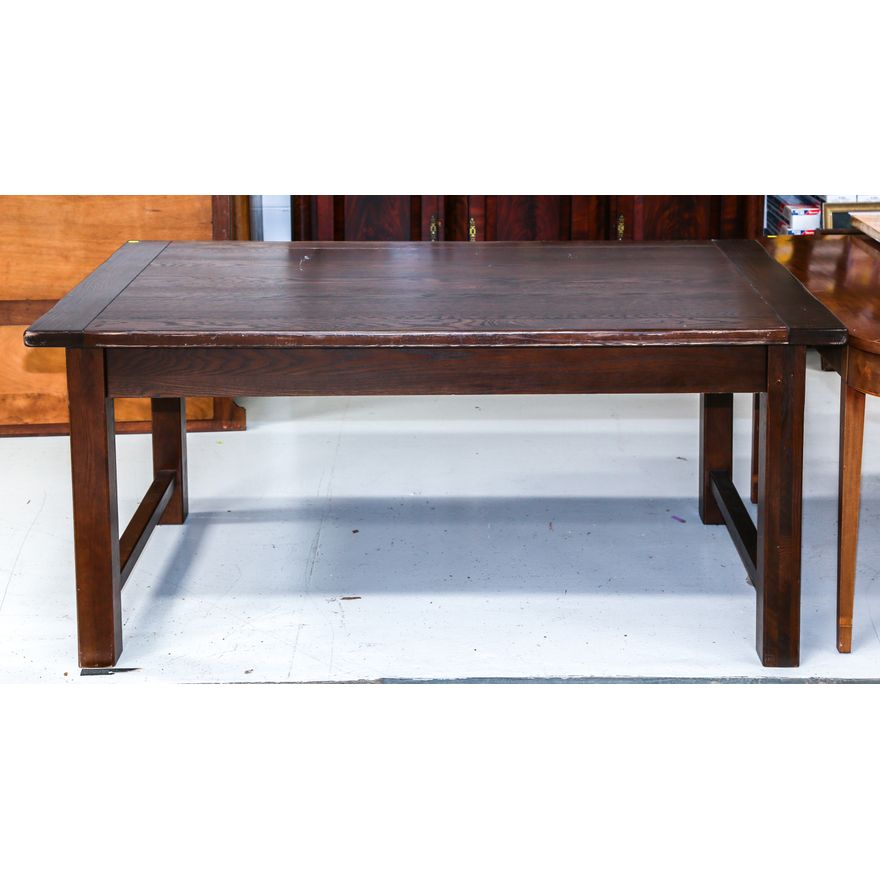 Mission Style Elm Library Table