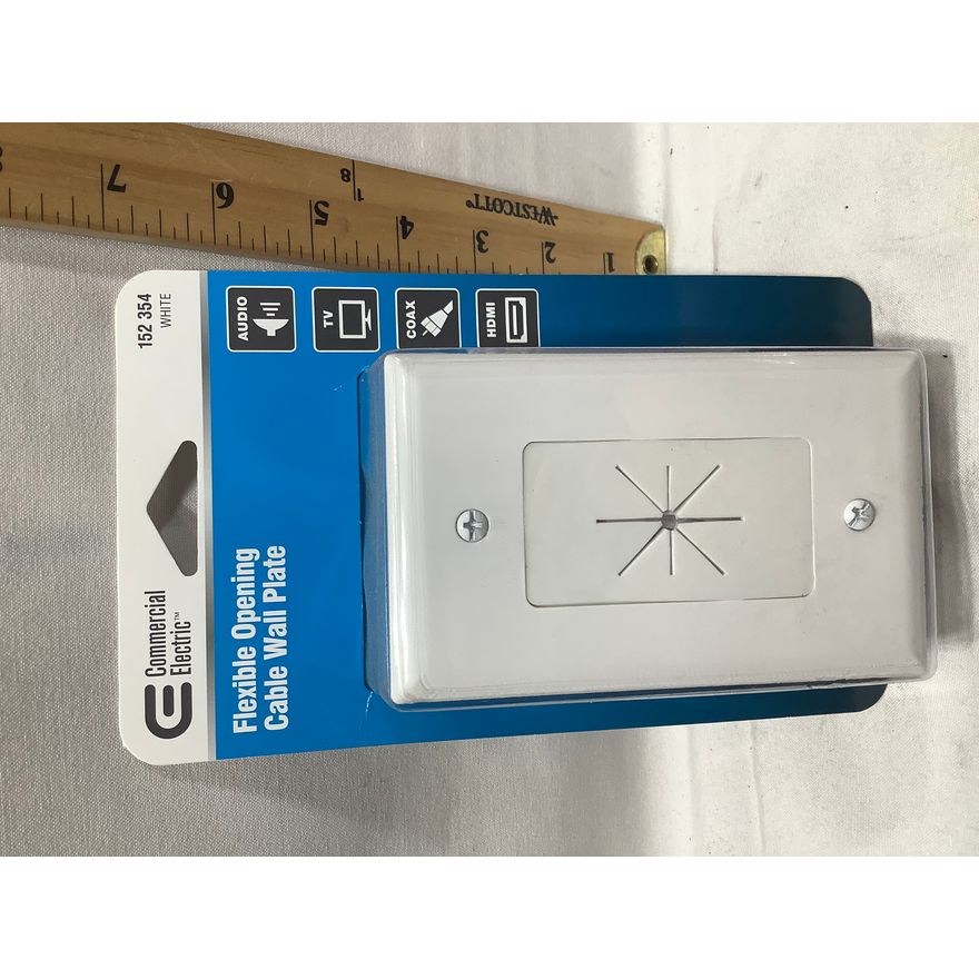 Commerical Electric Flexible Opening Cable Wall Plate