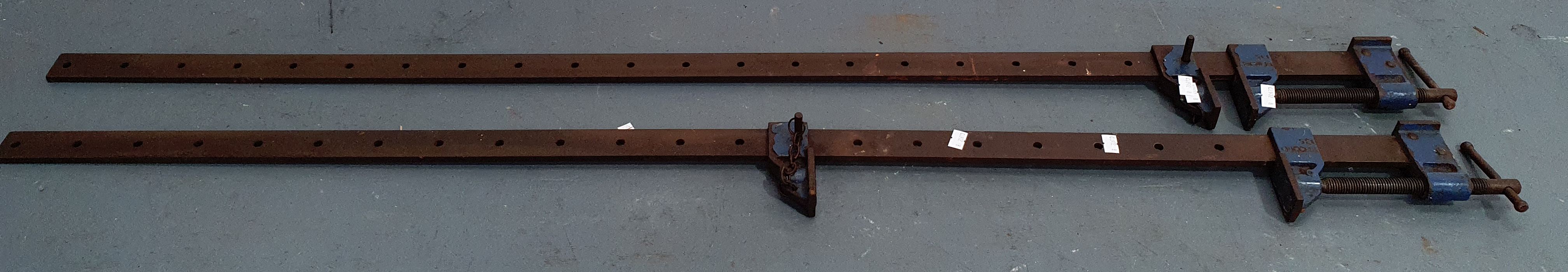 1014 · TWO FURNITURE CLAMPS