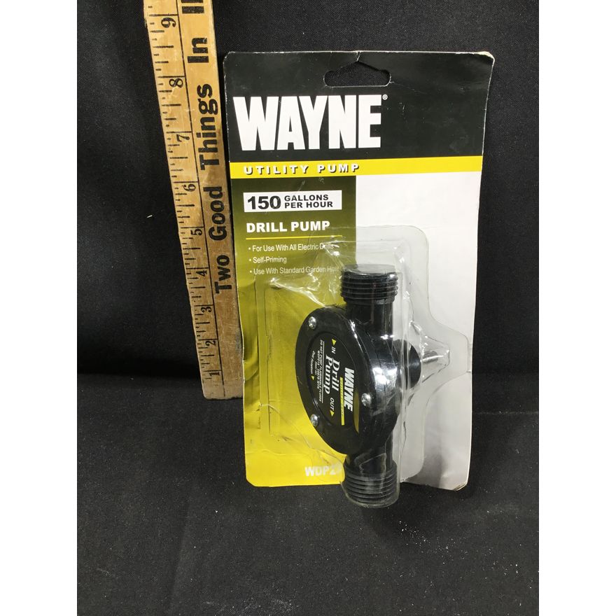Wayne Utility Pump - Drill Pump - 150 Gallons Per Hr