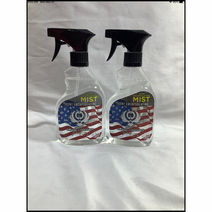 Buying (2) 12oz Cloak & Dagger Scent Enapsulating Mist Scent