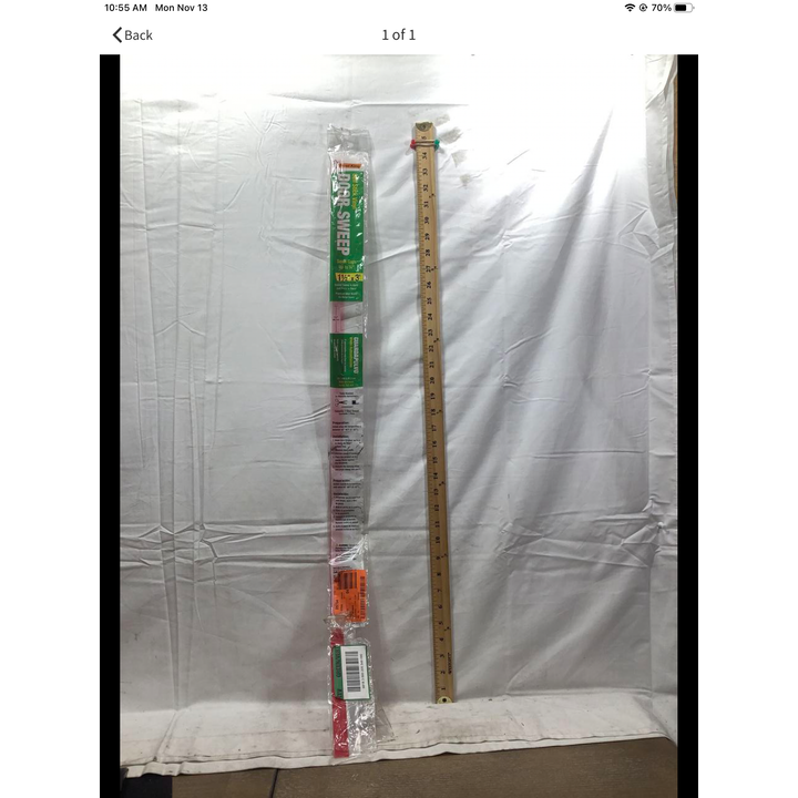 Frost King 1 1/2"x3' Door Sweep Self Stick Vinyl- Seals Gaps Up To 3/4"