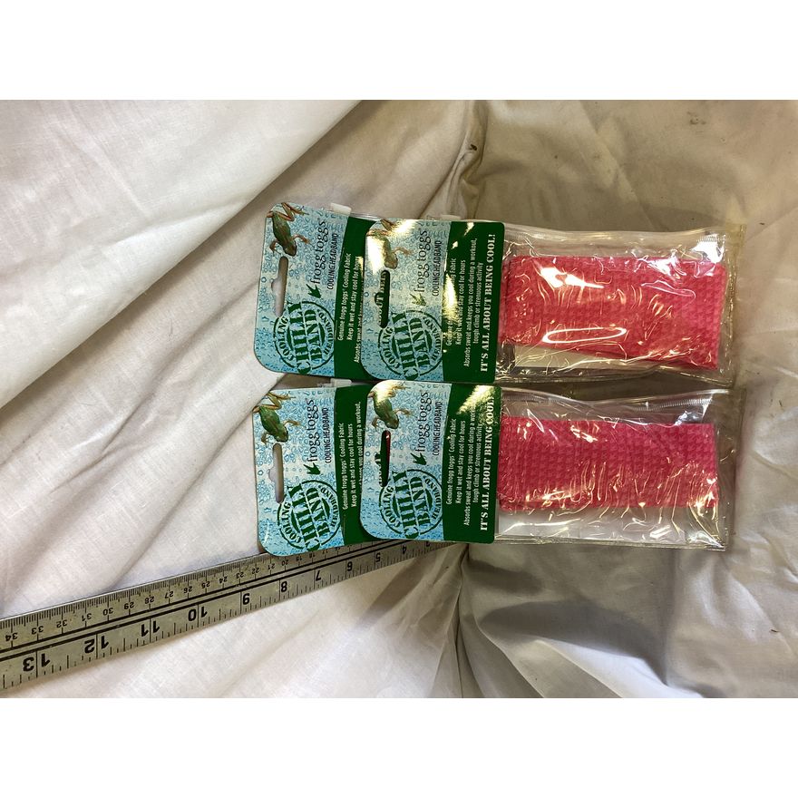 Buying (4) Frogg Toggs Cooling Headbands (Pink)