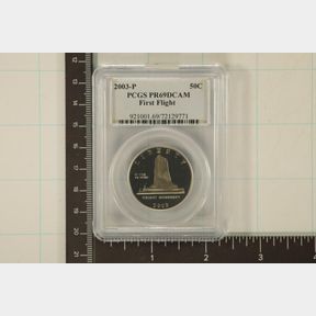 2003-P US 1ST FLIGHT HALF DOLLAR PCGS PR69 DCAM