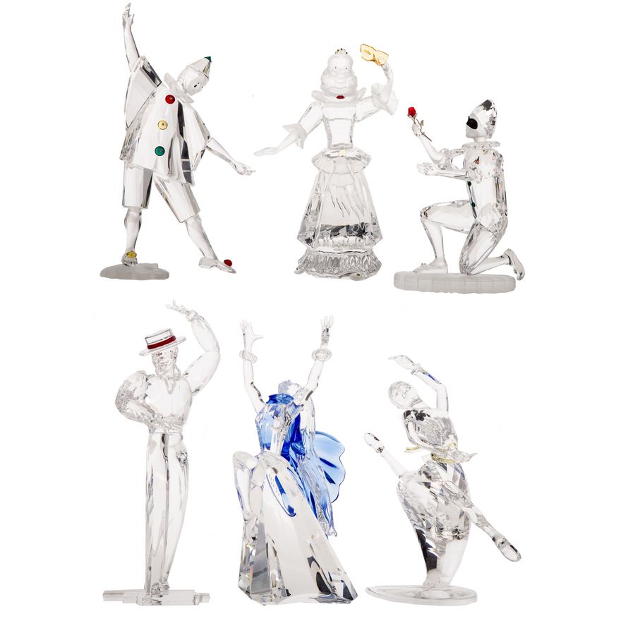 Six Swarovski Crystal Figures