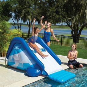 WOW Sports Cascade Pool Slide Inflatable Slide with Sprinkler - TW2