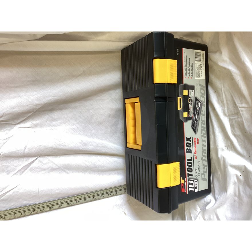 Performance Tool 18'' Tool Box w/ Removable Tray
