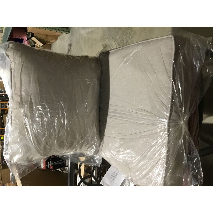 Hampton Bay Cushion Set For Outdoor Furniture - Bottom Cushion 23.75" x 24.75" x 5" - Pillow Back 24" x 22"