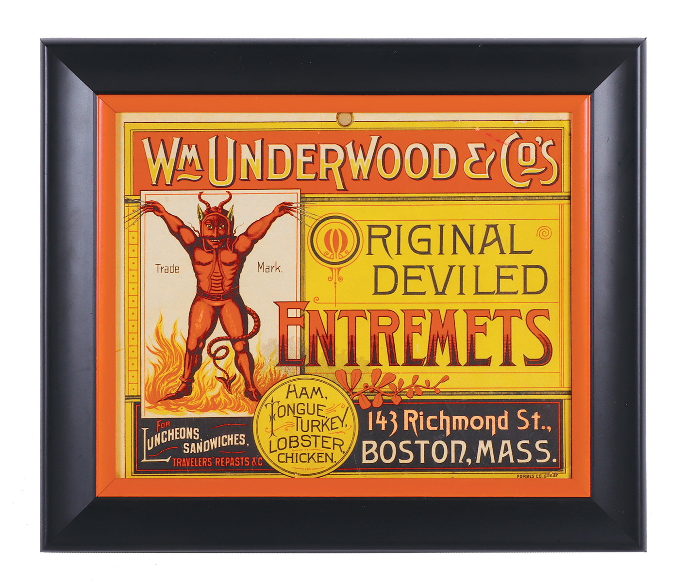 Underwood Deviled Meats Sign Antique Advertising LLC