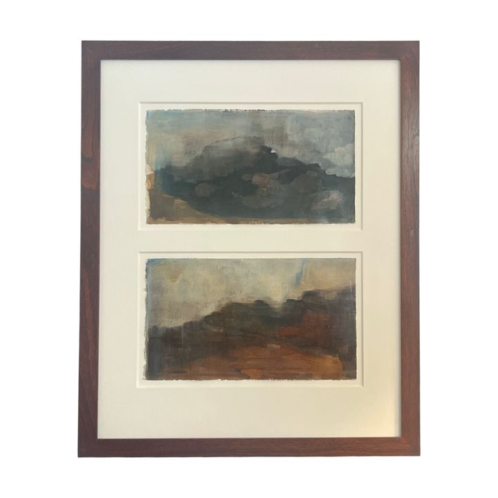 Two Abstract Mixed Media Works on Canvas, MIRA MODLY