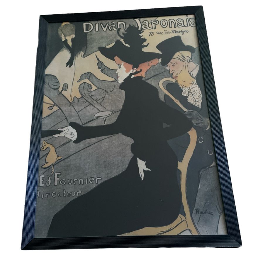 DIVAN JAPONAIS Poster by HENRI de TOULOUS LATREC Print