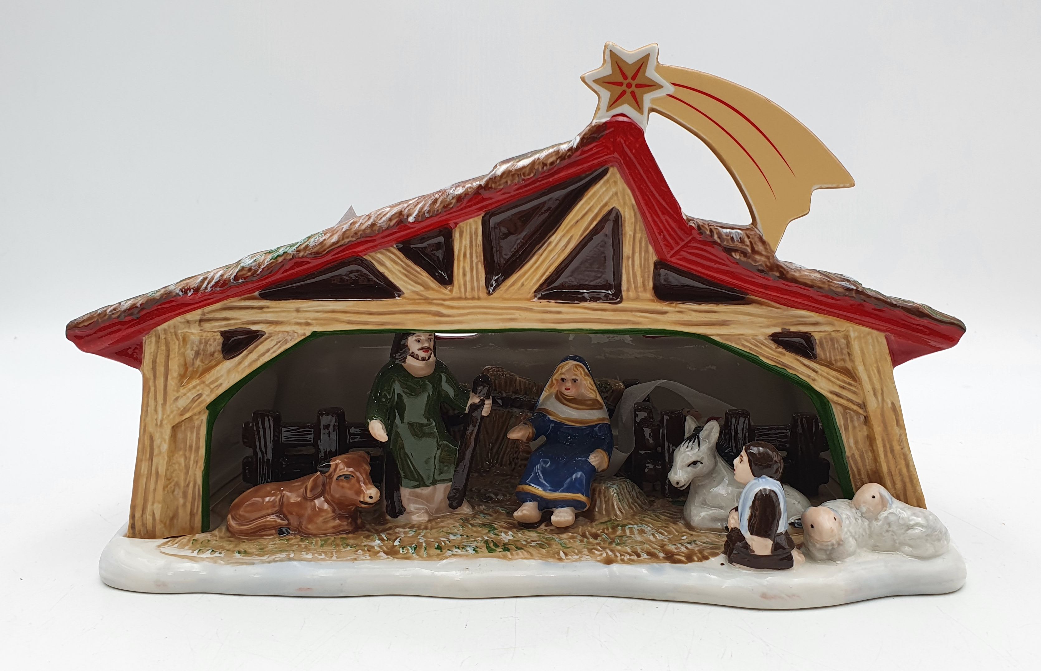 A Villeroy & Boch 'Christmas Toy'S Memory' Porcelain Nativity Scene
