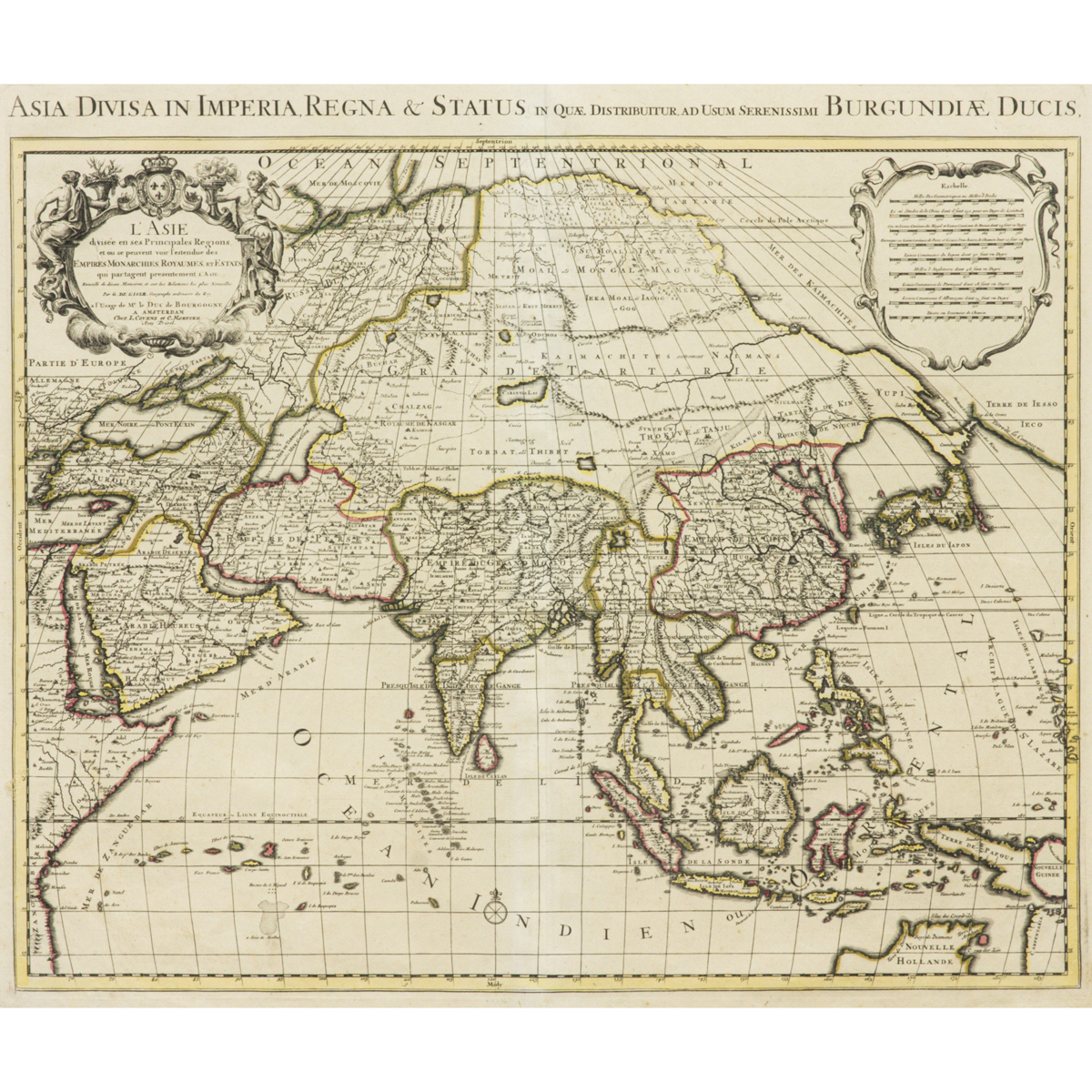 Map, Guillaume de Lisle, Senator Feinstein Estate | Clars Auction Gallery