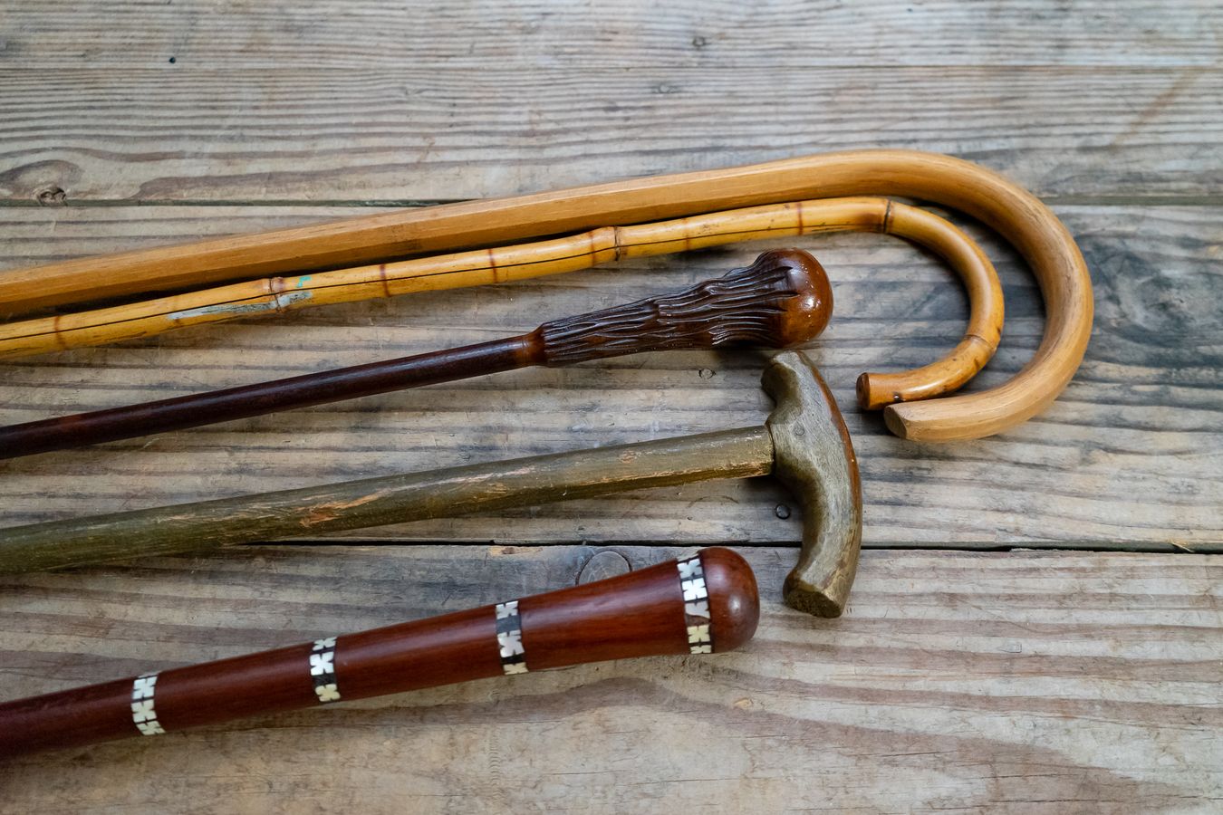 Five Wooden Canes | Harritt Group, Inc