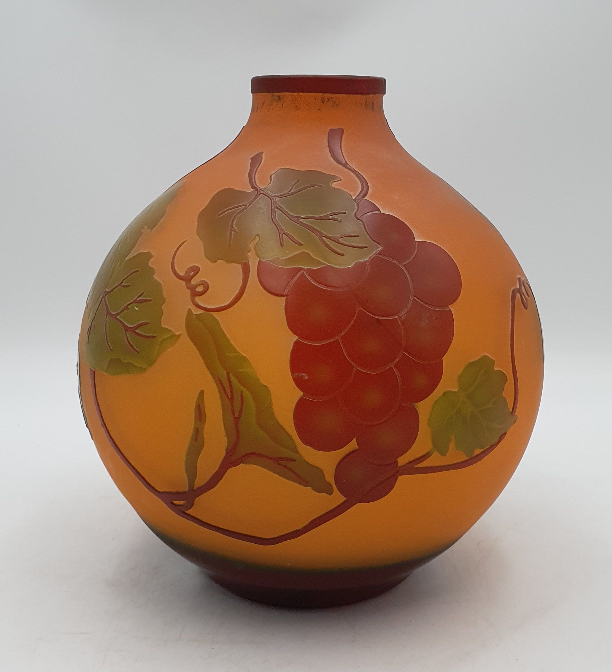 501 · A GALLE STYLE CAMEO GLASS TABLE LAMP BASE