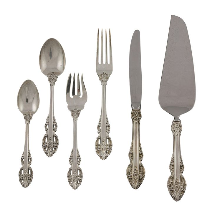 A Reed & Barton El Greco sterling flatware service [37 total]