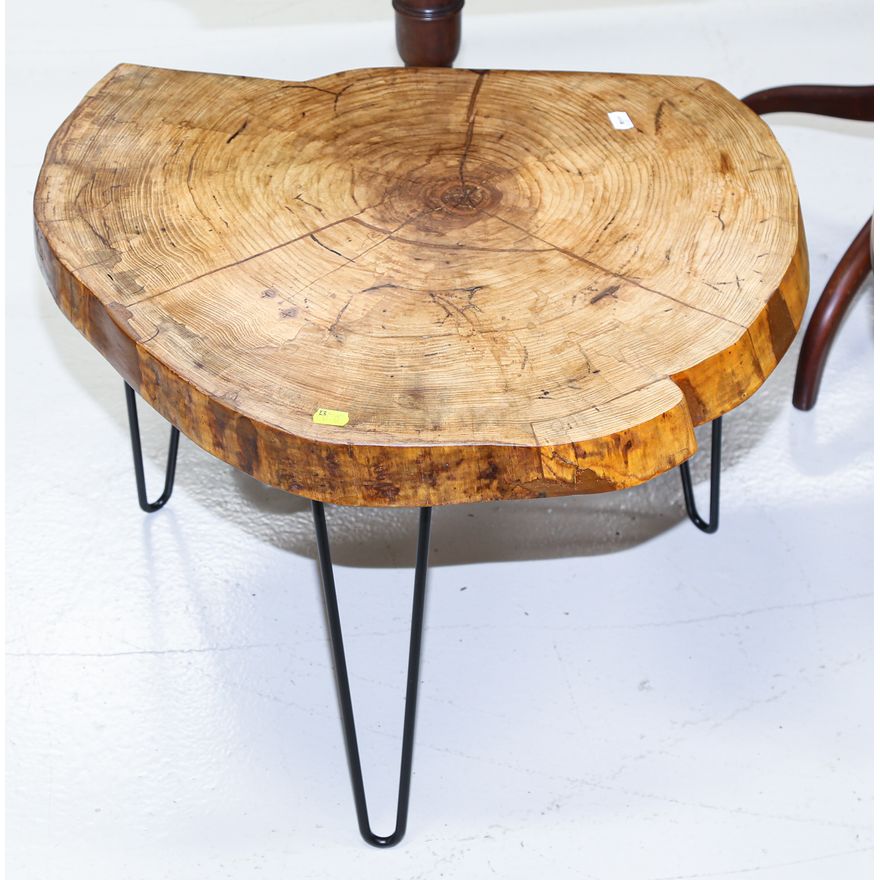 Contemporary Live Edge Table