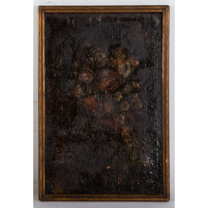 Continental School, 18th c. Floral Still Life, oil