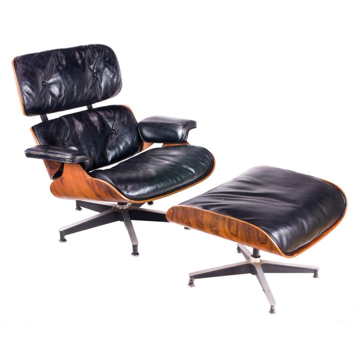 Charles and Ray Eames, 670 and 671 lounge chair and ottoman