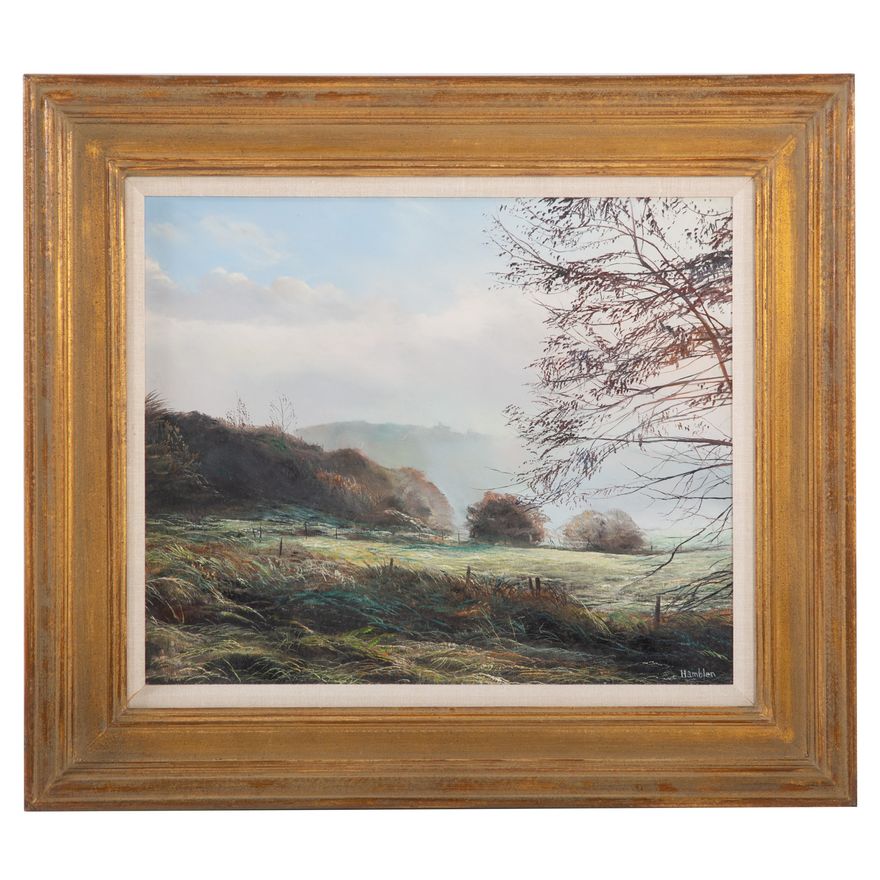 Robert Hamblen. "Hazy Morn," oil