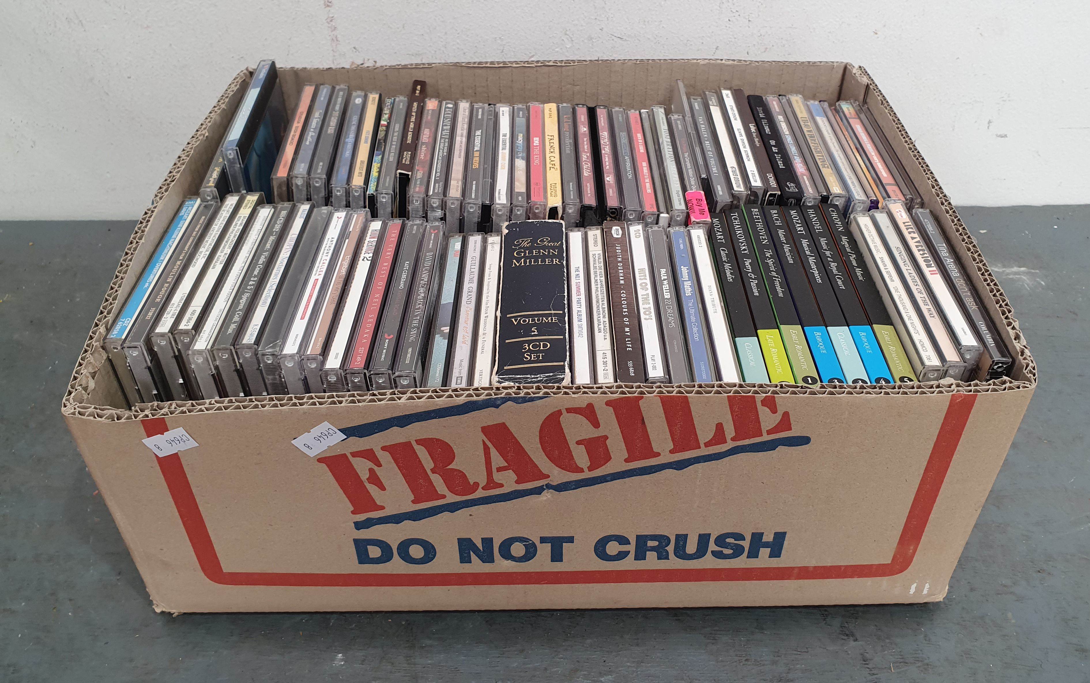 1203 · A BOX OF CD'S