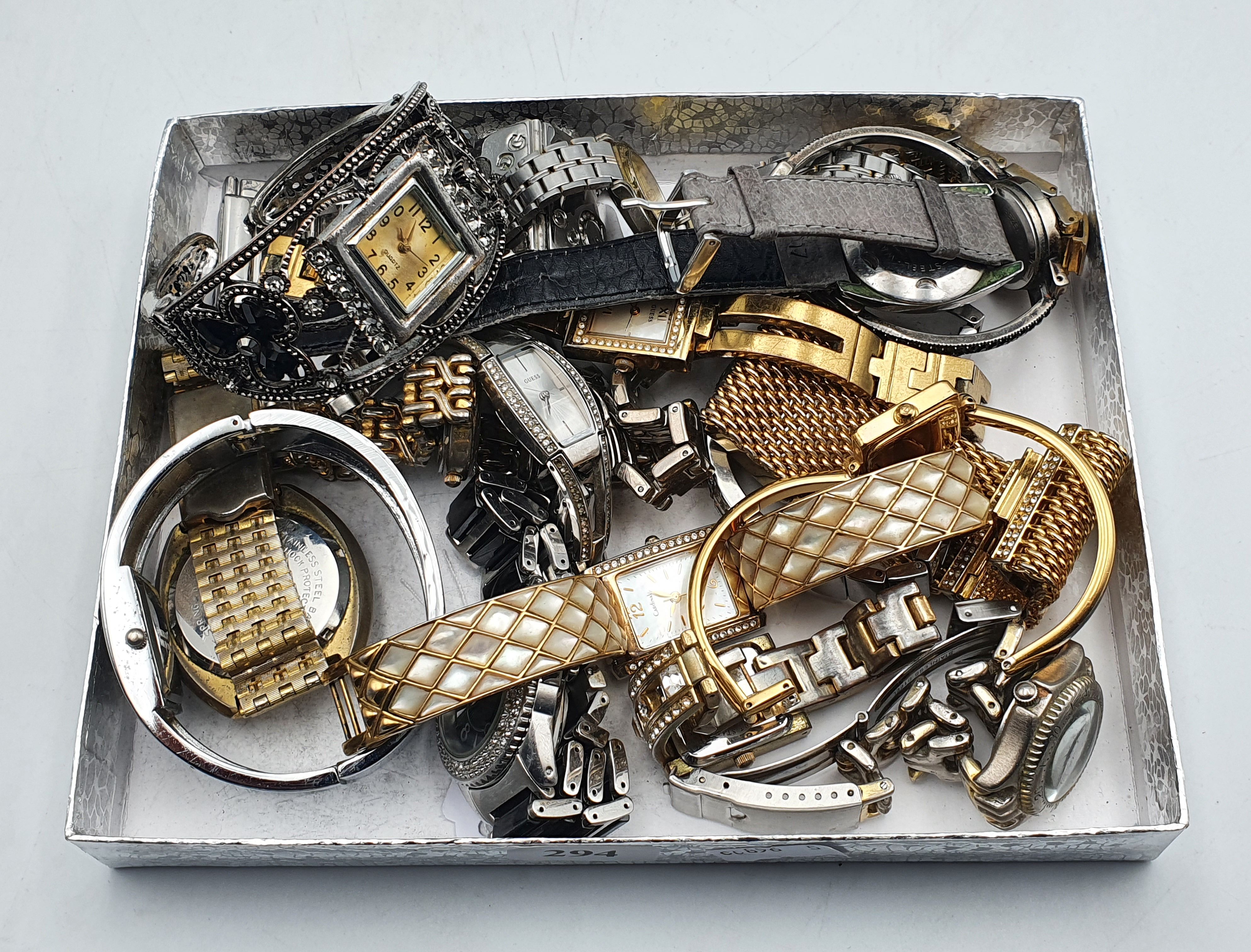 294 · A GROUP OF FASHION WATCHES