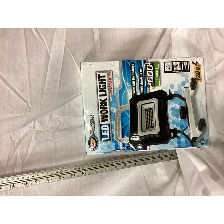 Performance Tool LED Work Light Portable- 2600+ Lumens, 120Volt