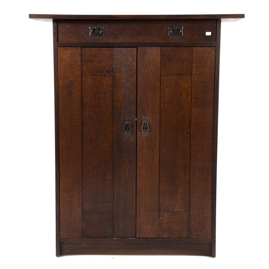 Contemporary Mission style entertainment center