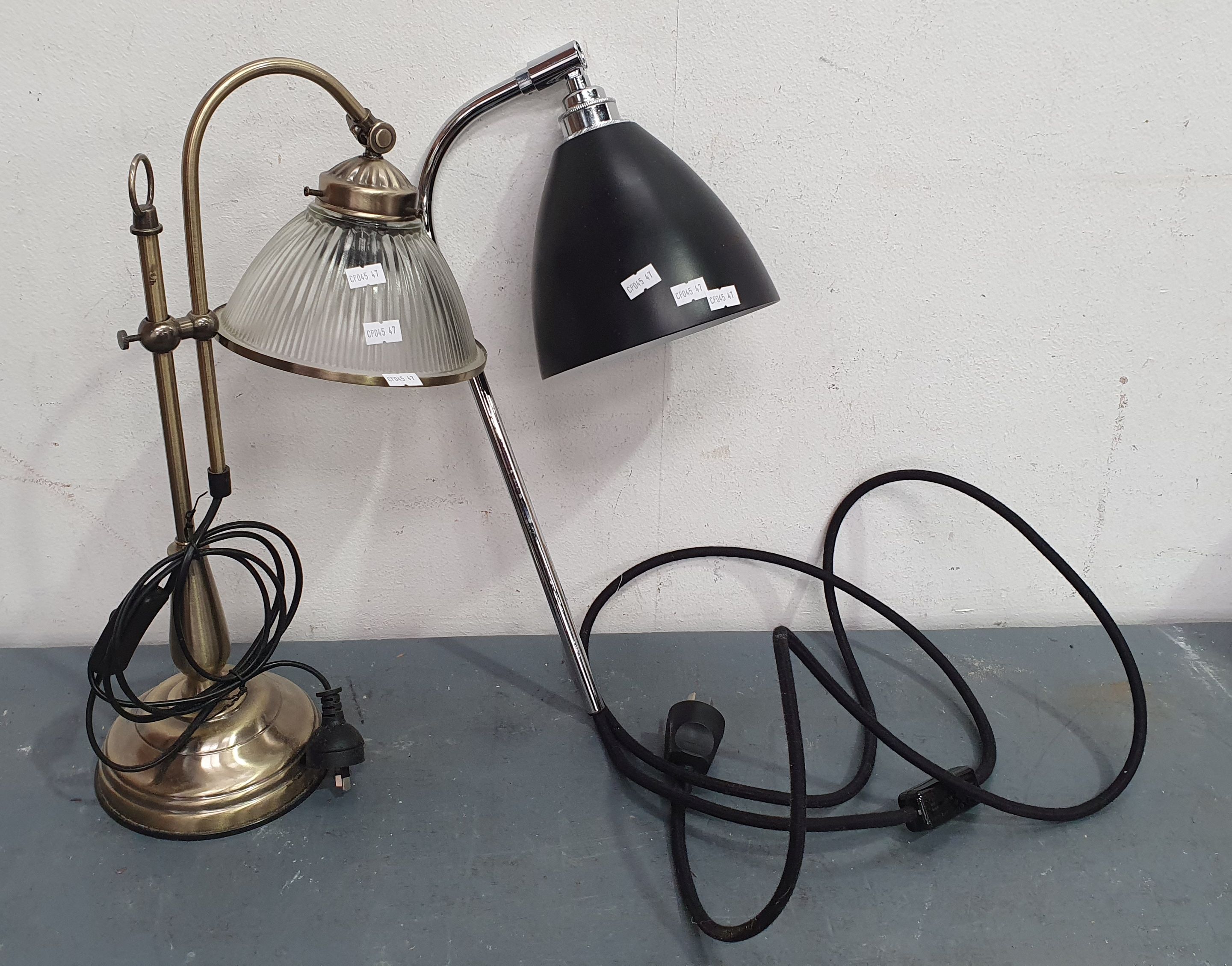 Two Various Table Lamps