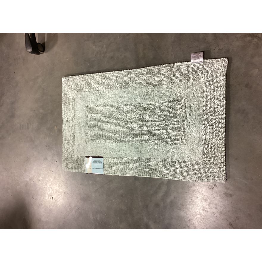 Teal Reversible Bath Rug- 35'' x 22''