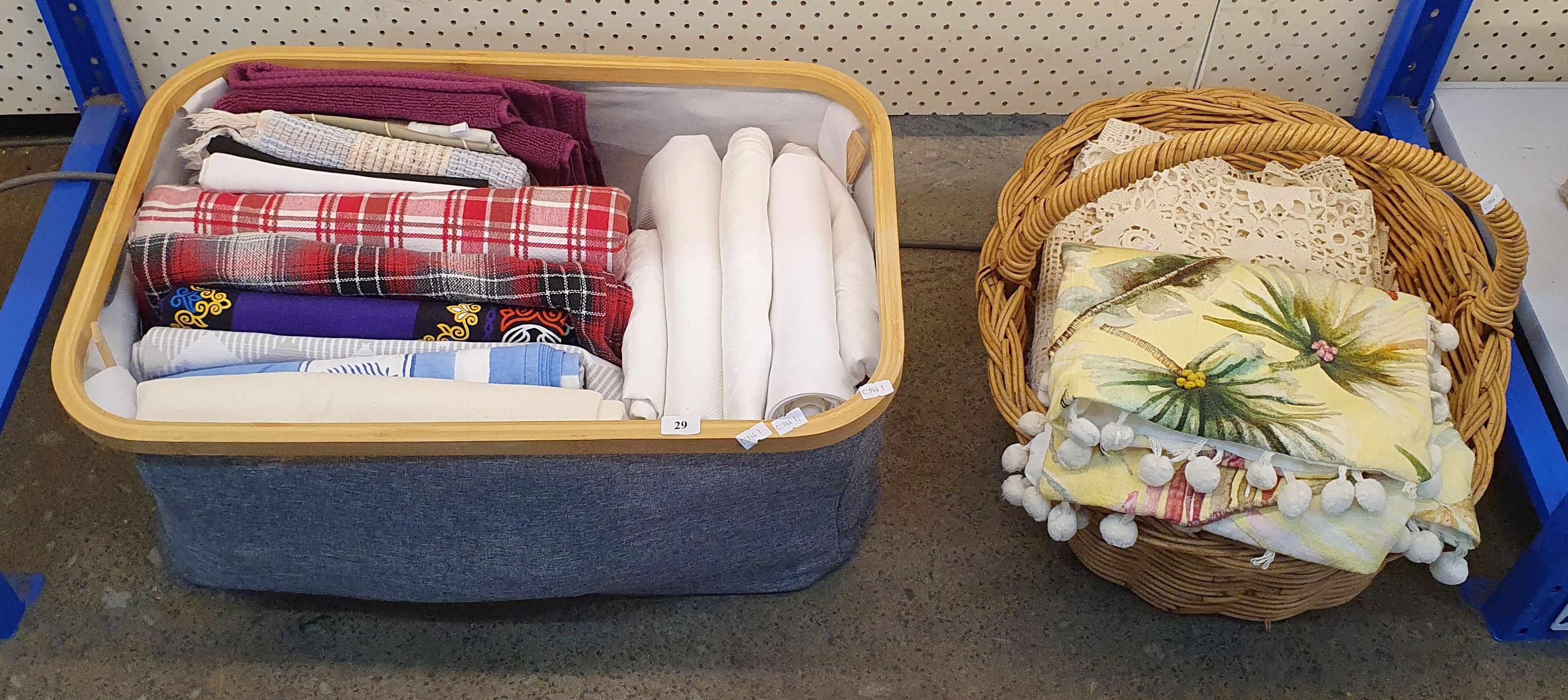 29 · TWO BASKETS OF LINEN